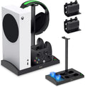 Upgraded Cooling Fan Stand for Xbox Series S Console - All-In-One Dock