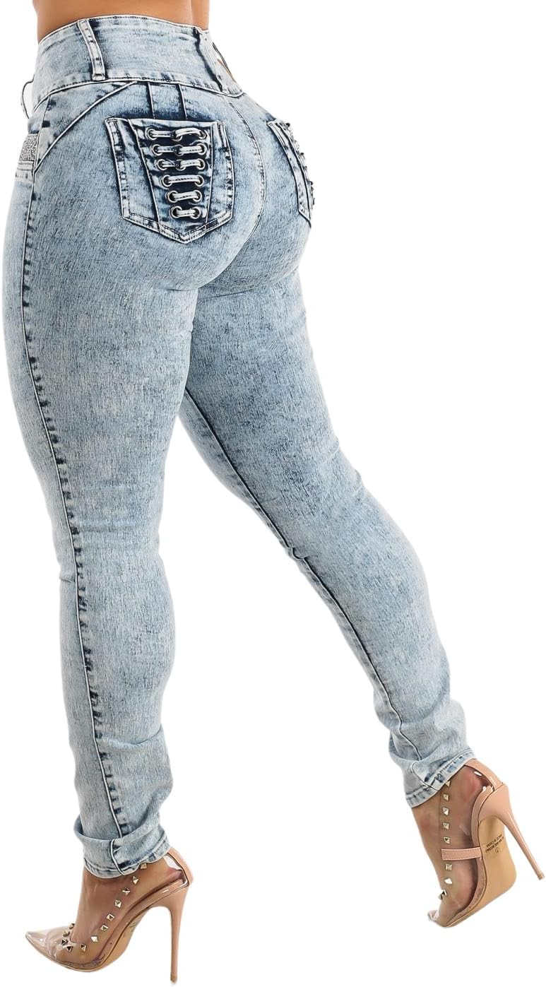 Butt Lifting Jeans for Women - High Waisted Skinny Fit