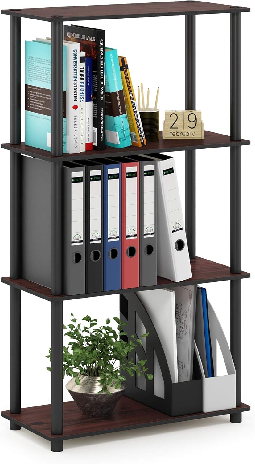 Furinno Turn-N-Tube 4-Tier Multipurpose Shelf Display Rack