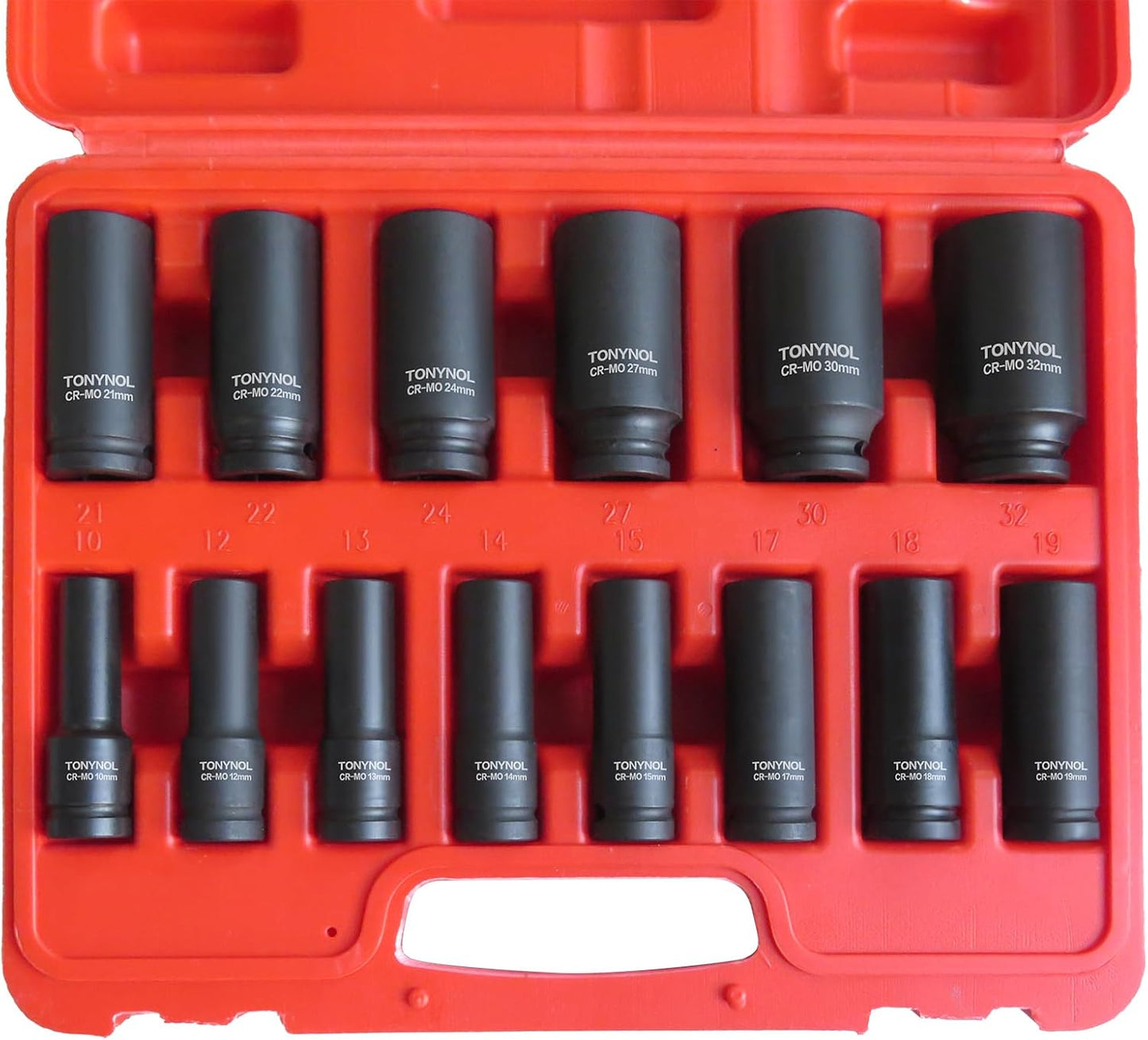 1/2 Inch Deep Drive Impact Socket Set for Heavy-Duty Tasks