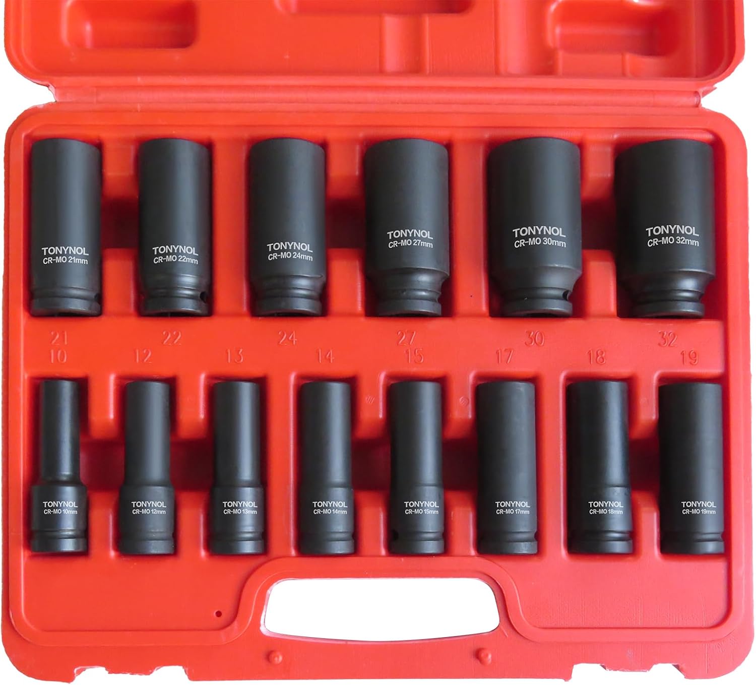 1/2 Inch Deep Drive Impact Socket Set for Heavy-Duty Tasks
