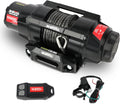X-BULL 5000lbs Electric Winch - Powerful Waterproof Synthetic Rope