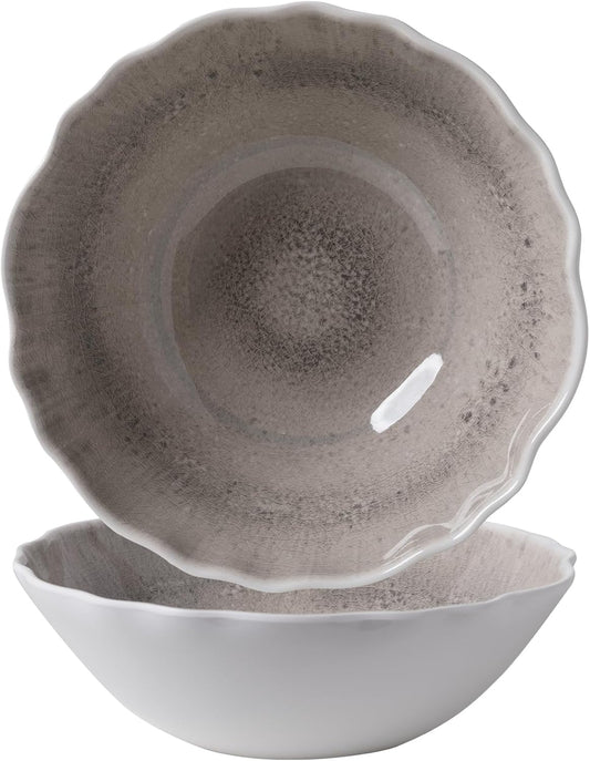 Melamine Serving Bowls Set of 2, Perfect for Any Occasion