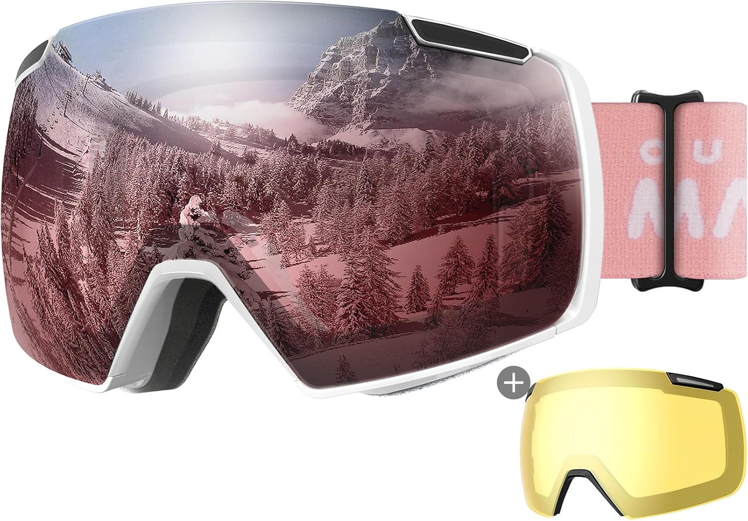OutdoorMaster Heron Ski Goggles with Magnetic Interchangeable Lens