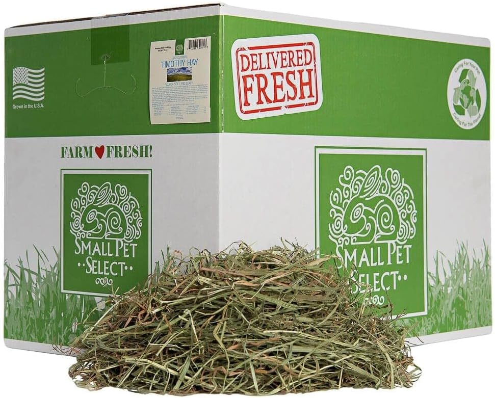 Super Soft Timothy Hay Pet Food for Small Animals - 20 Lb Bag