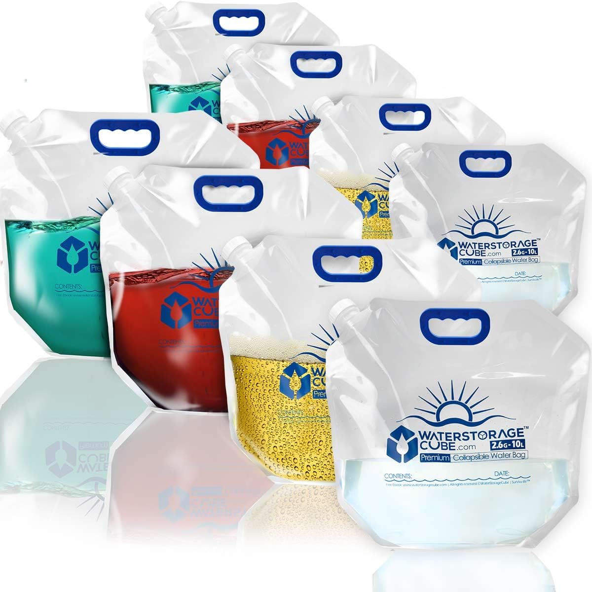WaterStorageCube: No-Leak Collapsible Water Jug
