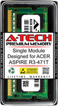 A-Tech 8GB DDR3 1600MHz SO-DIMM for ACER Aspire R3-471T - Reliable