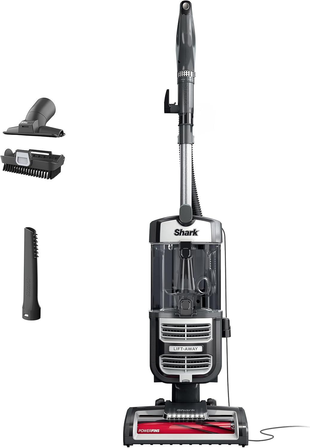 Shark UV730 Lift-Away Vacuum: PowerFins Brushroll & HEPA Filter