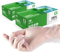 Clear Vinyl Food Safe Disposable Gloves Powder Free Latex Free - Food
