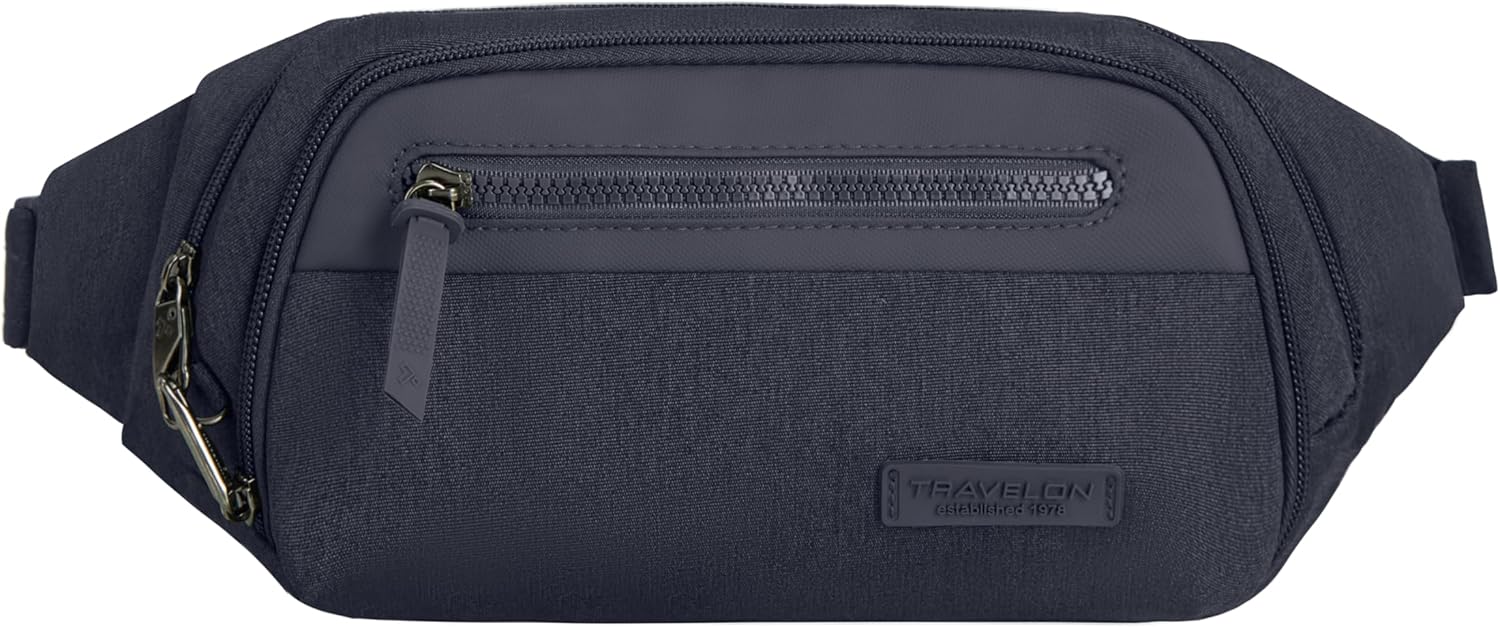 Travelon Anti-Theft Metro Waist Pack for Secure Travel