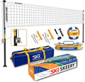Outdoor Heavy Duty Volleyball Net Set - Adjustable, Anti-Sag Design