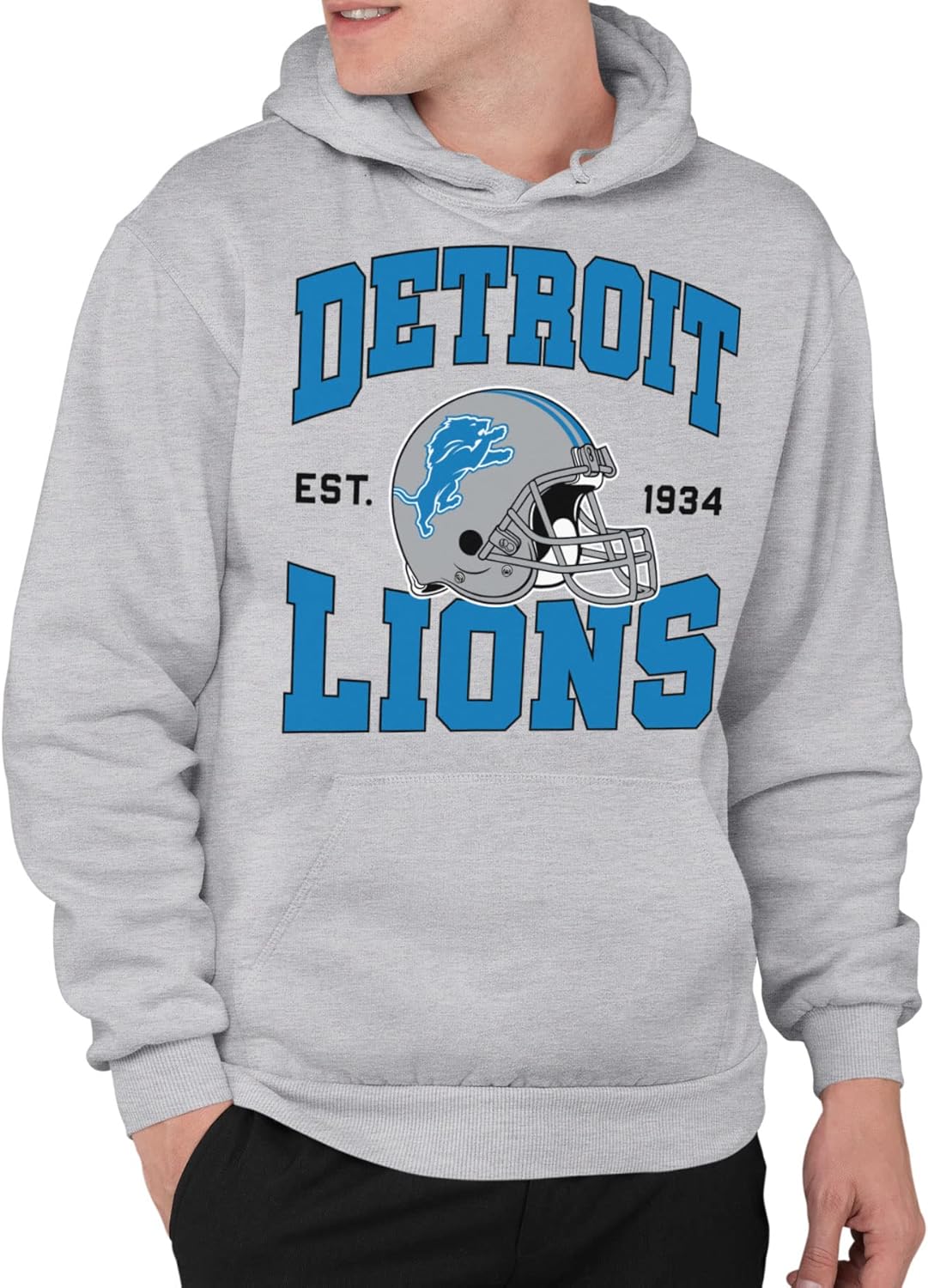 Detroit Lions Adult Pullover Hoodie - Unisex NFL Apparel