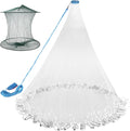 Cast Net for Fishing with Shrimp Cage - Fast Sink Bait Trap