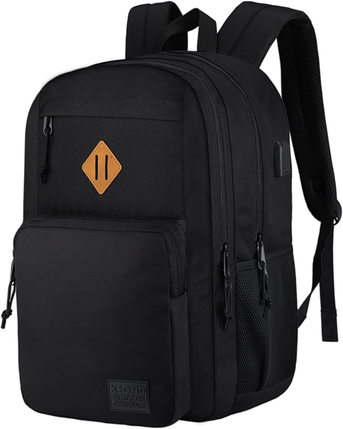 KEOFID Travel Backpack for Men and Women with USB Charging Port