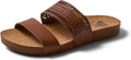 REEF Cushion Vista Perf Sandals for Women - Cushioned Cork Footbed