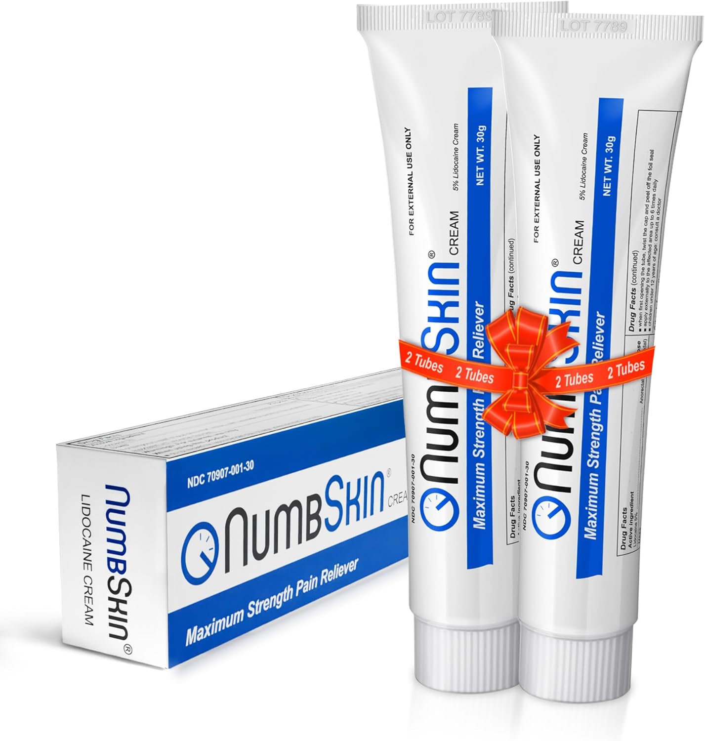 Numbskin Tattoo Numbing Cream - Fast Acting Pain Relief Cream