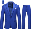 MOGU Men's Slim Fit 2-Piece Tuxedo Suit - Tailored Formal Wear