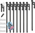 Eurmax USA 10 Steel Tent Stakes - Secure Your Outdoor Canopy