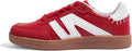 Women Classic Retro Gum Sole Leather Sneakers - Comfortable Walks
