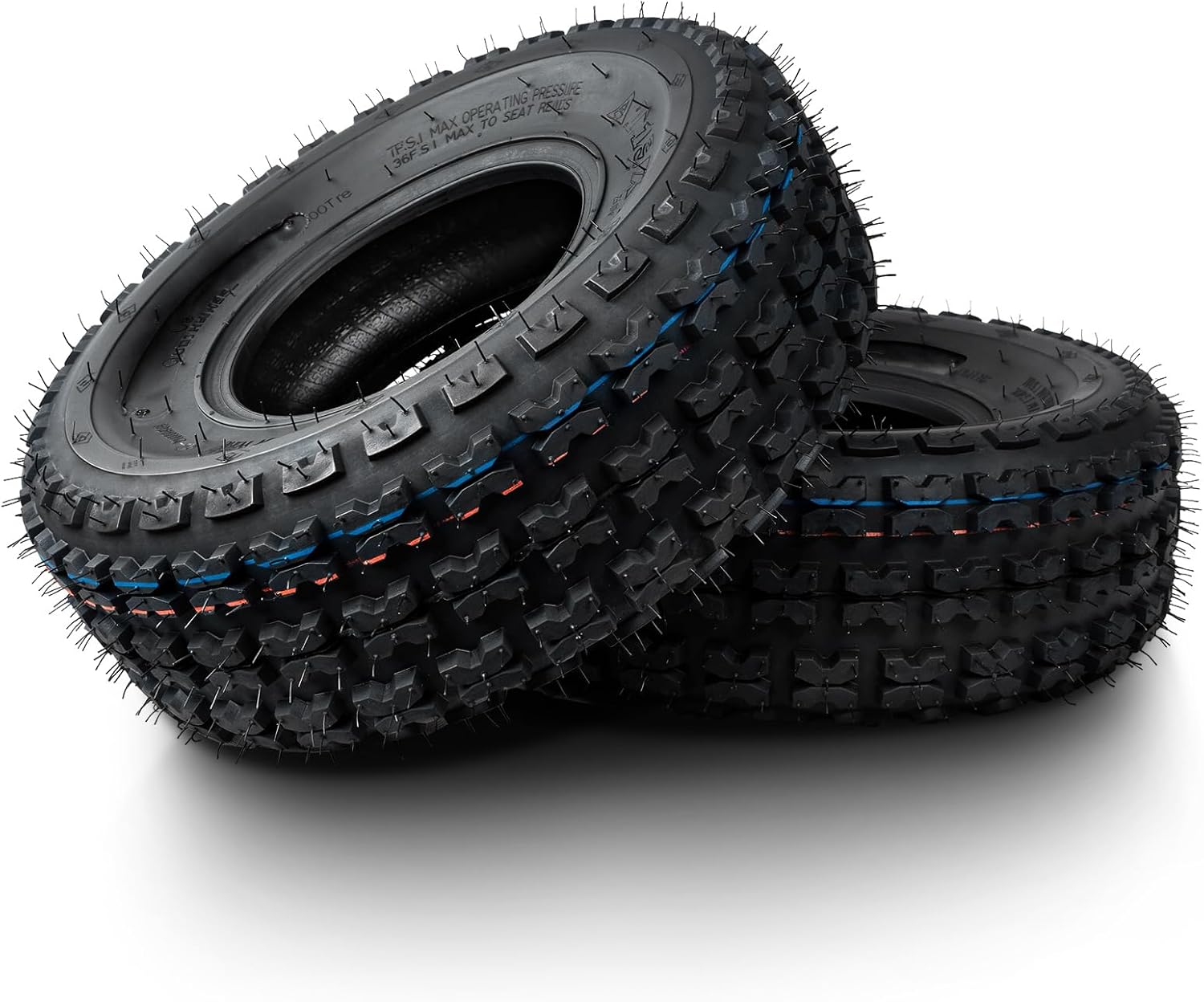 Set of 2 All-Terrain 19x7-8 ATV UTV Tires for Mud and Sand