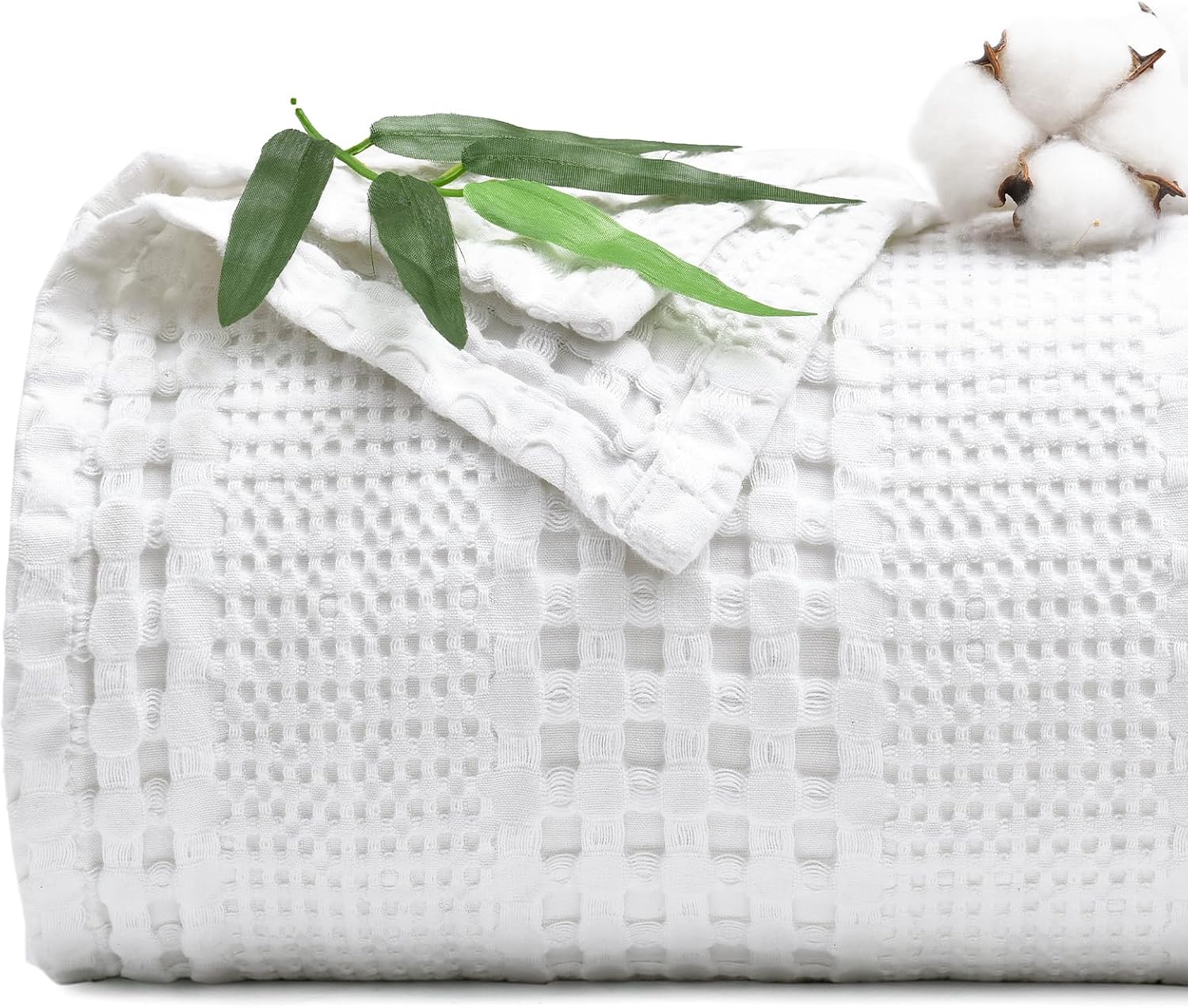 PHF Cooling Waffle Blanket for Hot Sleepers, Soft and Lightweight
