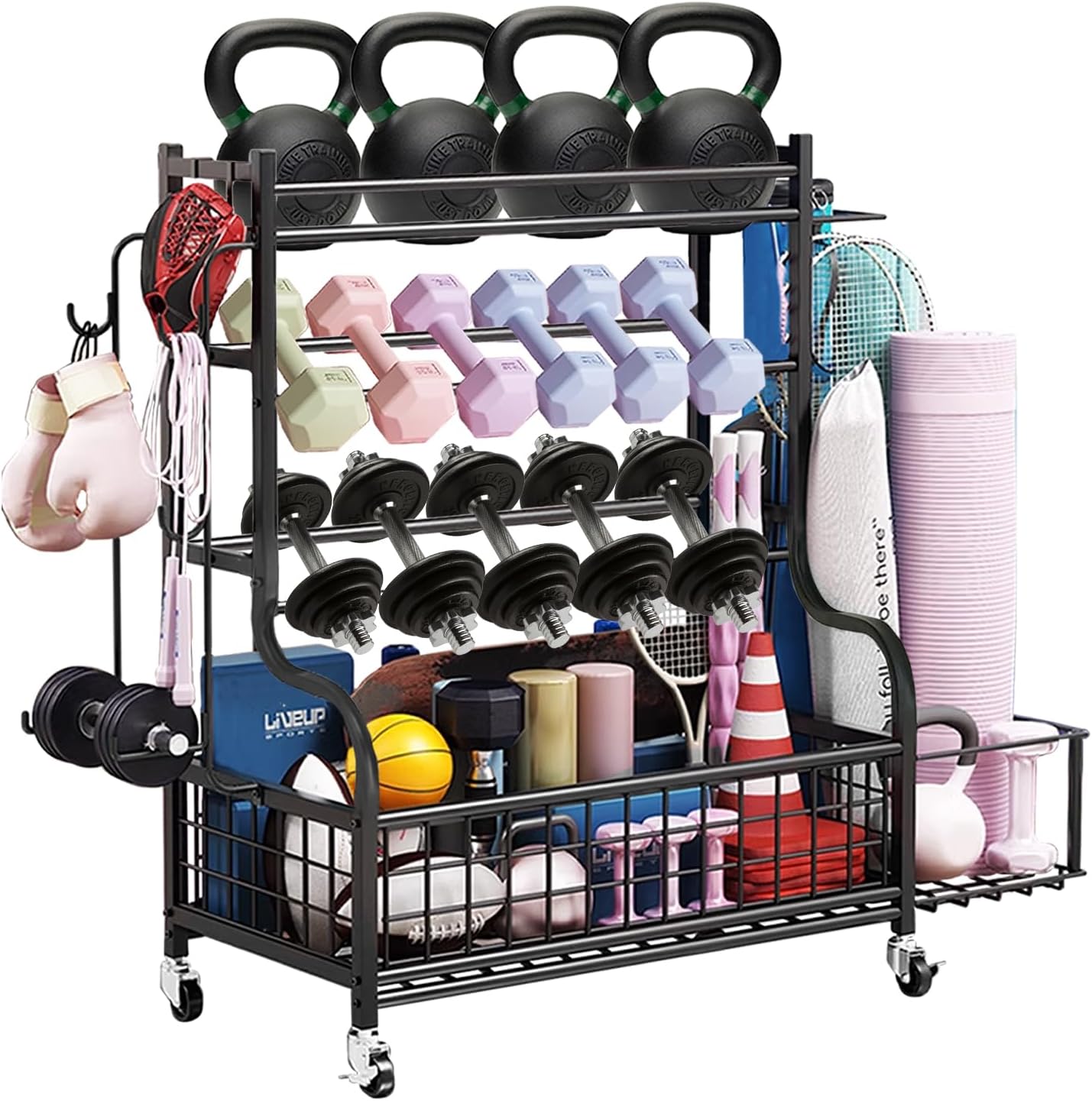 Organize Like a Pro: Heavy-Duty Gym Storage