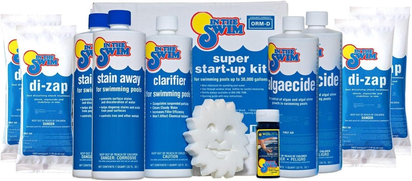 Pool Super Opening Chemical Start Up Kit for Easy Pool Care
