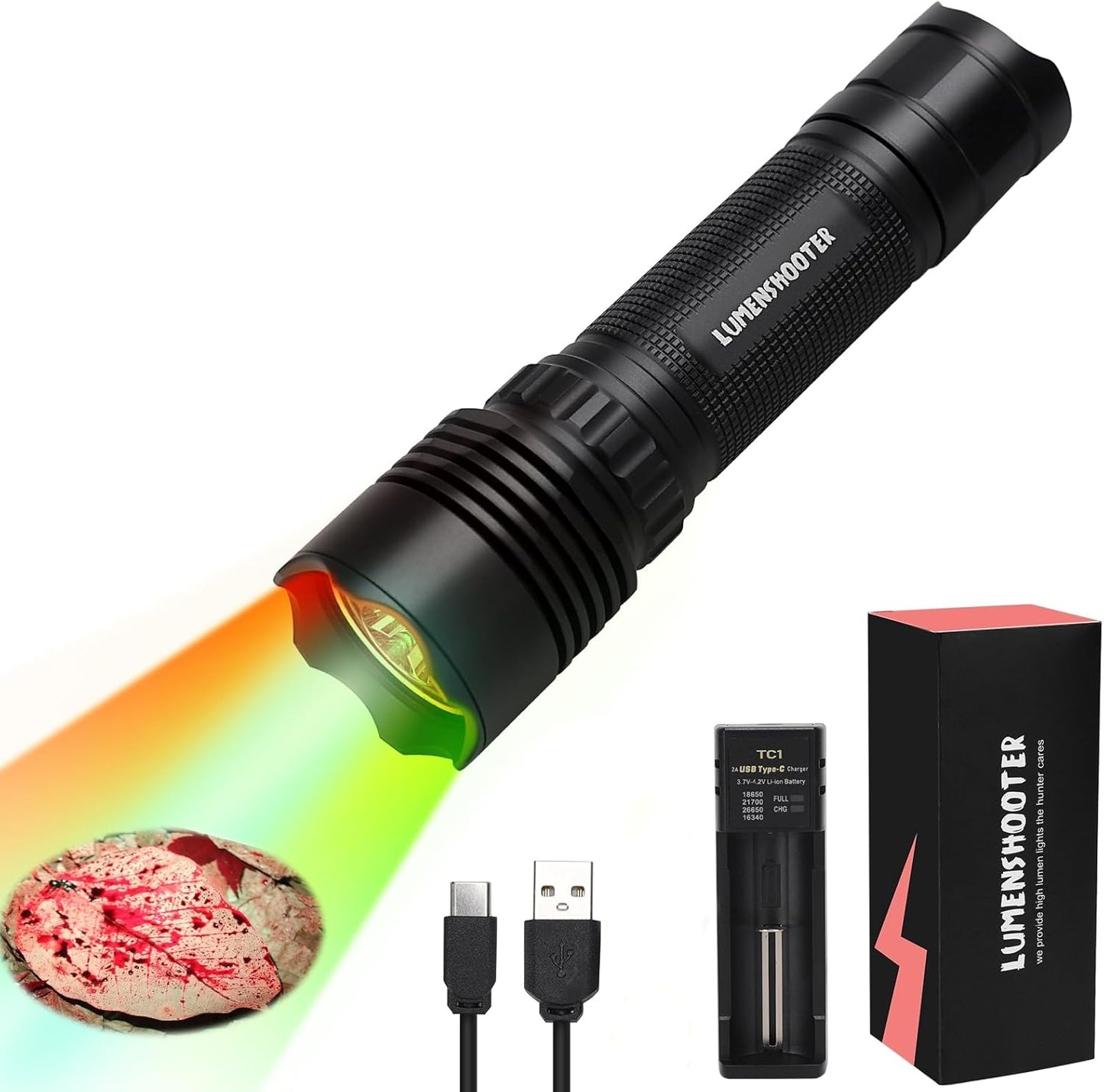 B2 Blood Tracking Light for Deer Hunting - Compact & Durable