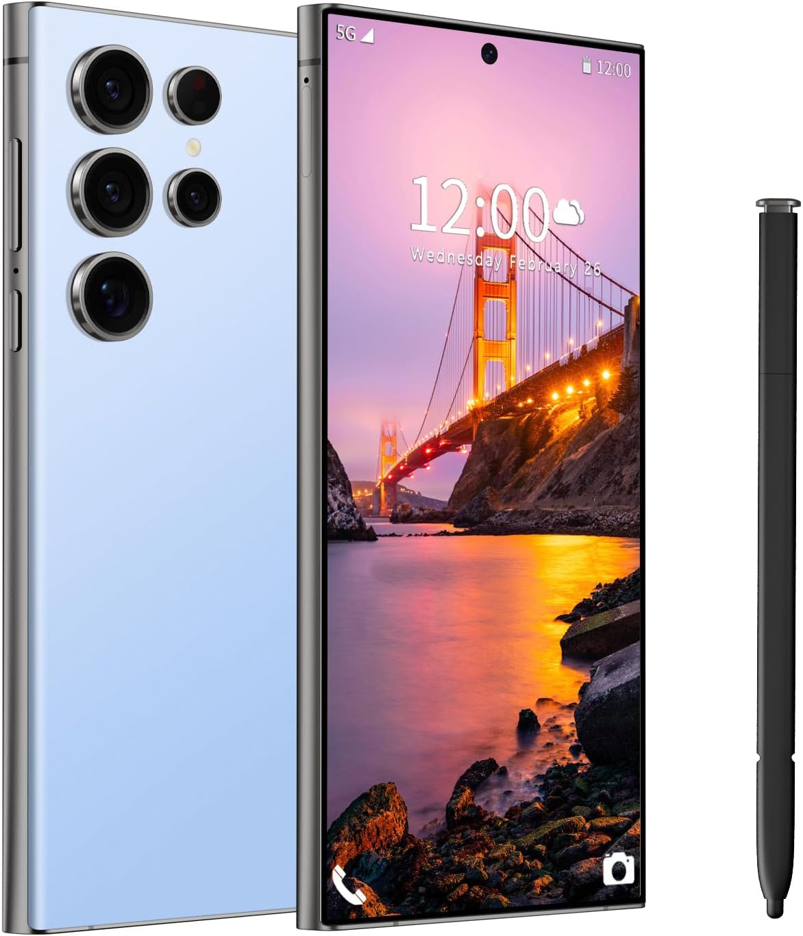 I24 Ultra Unlocked Phone with Built in Pen and 6800mAh Battery