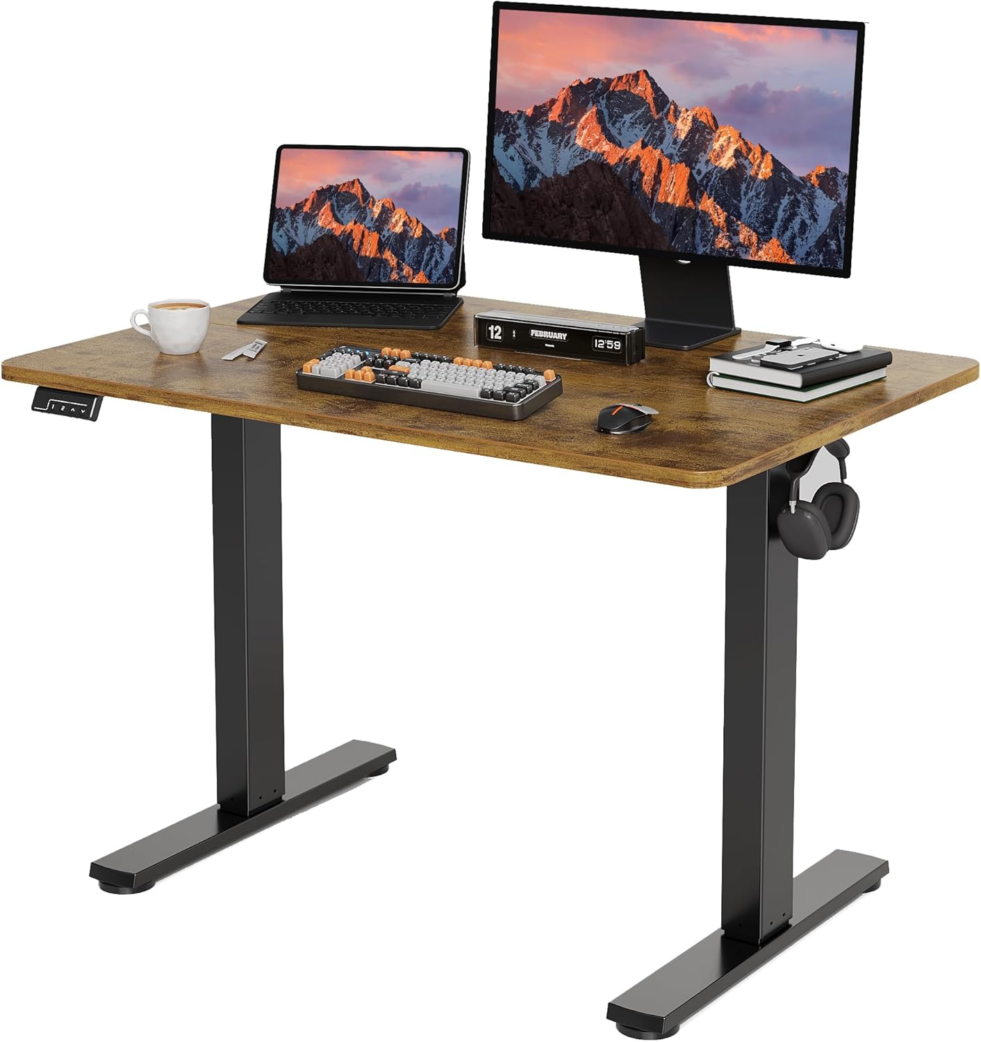 Electric Standing Desk Adjustable Height for Home Office Use