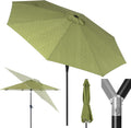 Tempera 9 ft Patio Market Umbrella with Crank & Tilt - Durable Shade