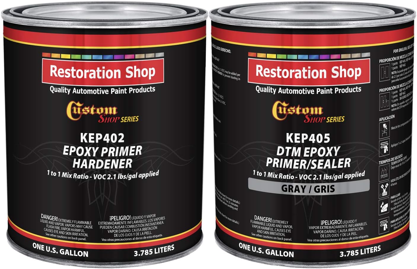 High-Performance Gray Epoxy Primer/Sealer for Automotive Use