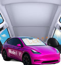 Full Windshield Side Window & Roof Sunshade for 2020-2024 Tesla Model