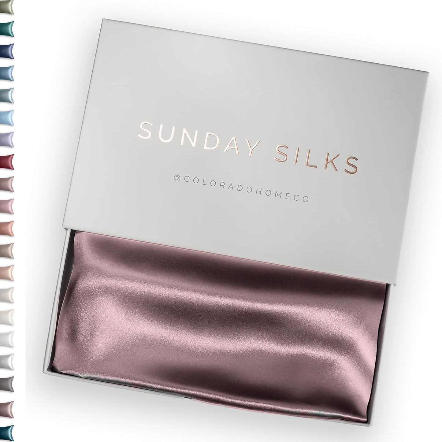 SUNDAYSILKSTM 100% Mulberry Silk Pillowcase for Hair & Skin