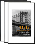 Homso 11x17 Picture Poster Frame Set of 3 for Art Display