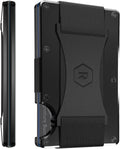 Ridge Wallet for Men Slim RFID Aluminum Card Holder - Royal Black