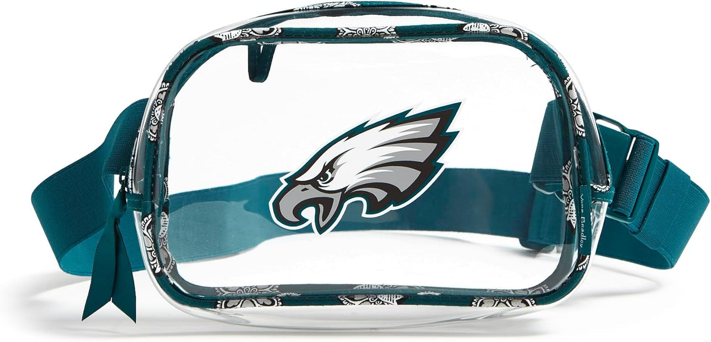 Vera Bradley Women's NFL Clear Small Belt Bag for Team Spirit