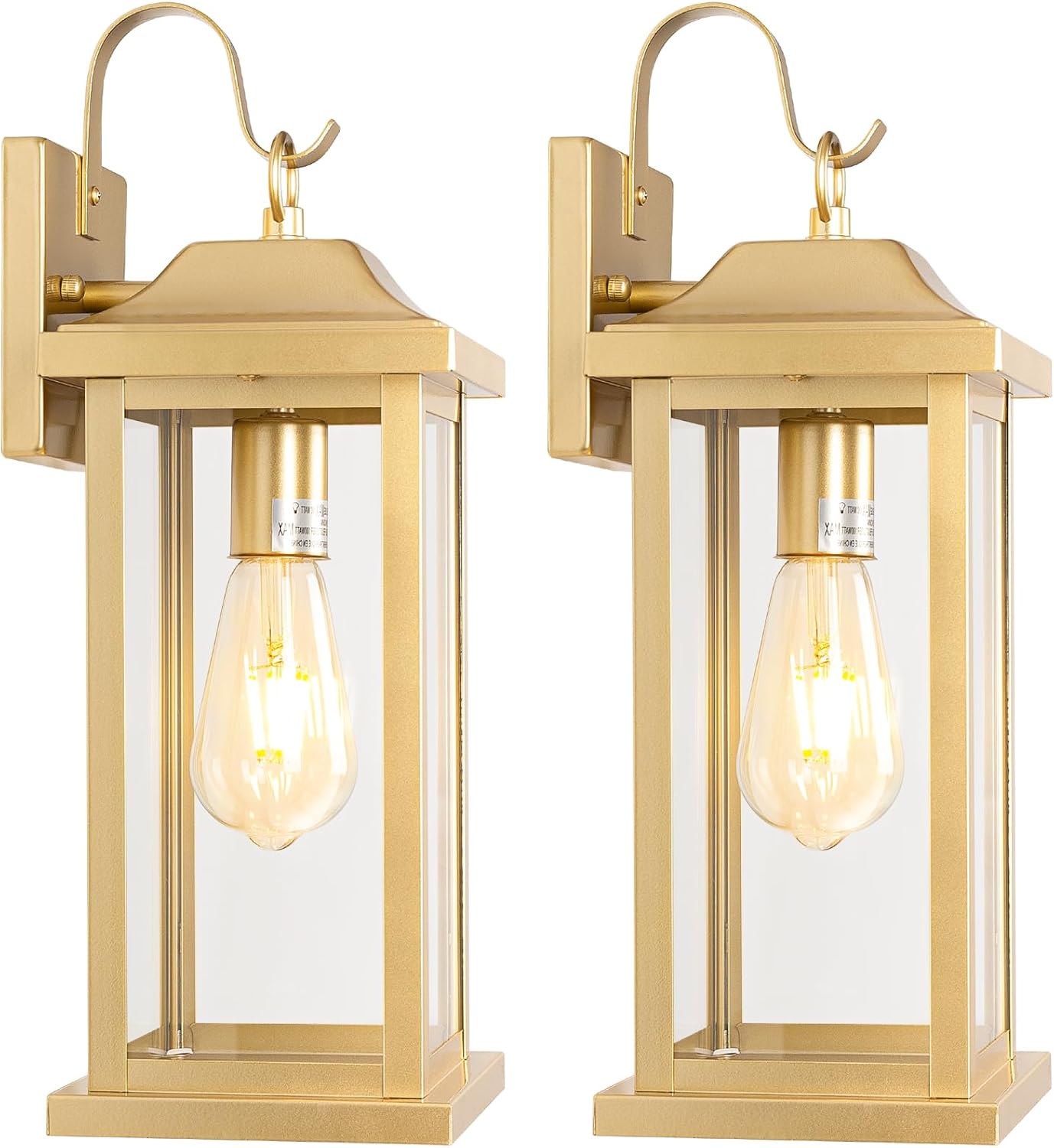 17 Inch Large Gold Outdoor Sconces for Elegant Illumination