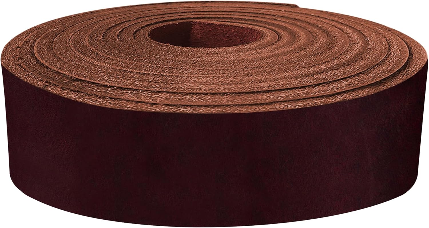 Latigo Leather Belt Straps for Heavy Duty Crafting Projects