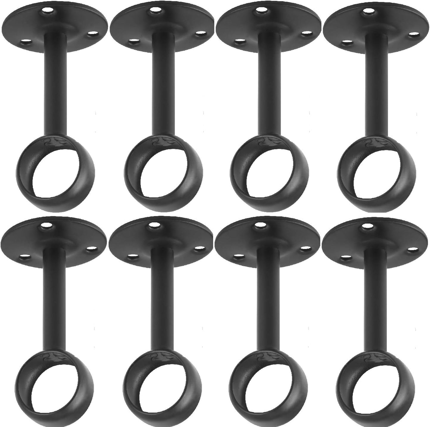 Anndason Ceiling-Mount Curtain Rod Brackets - Easy Installation