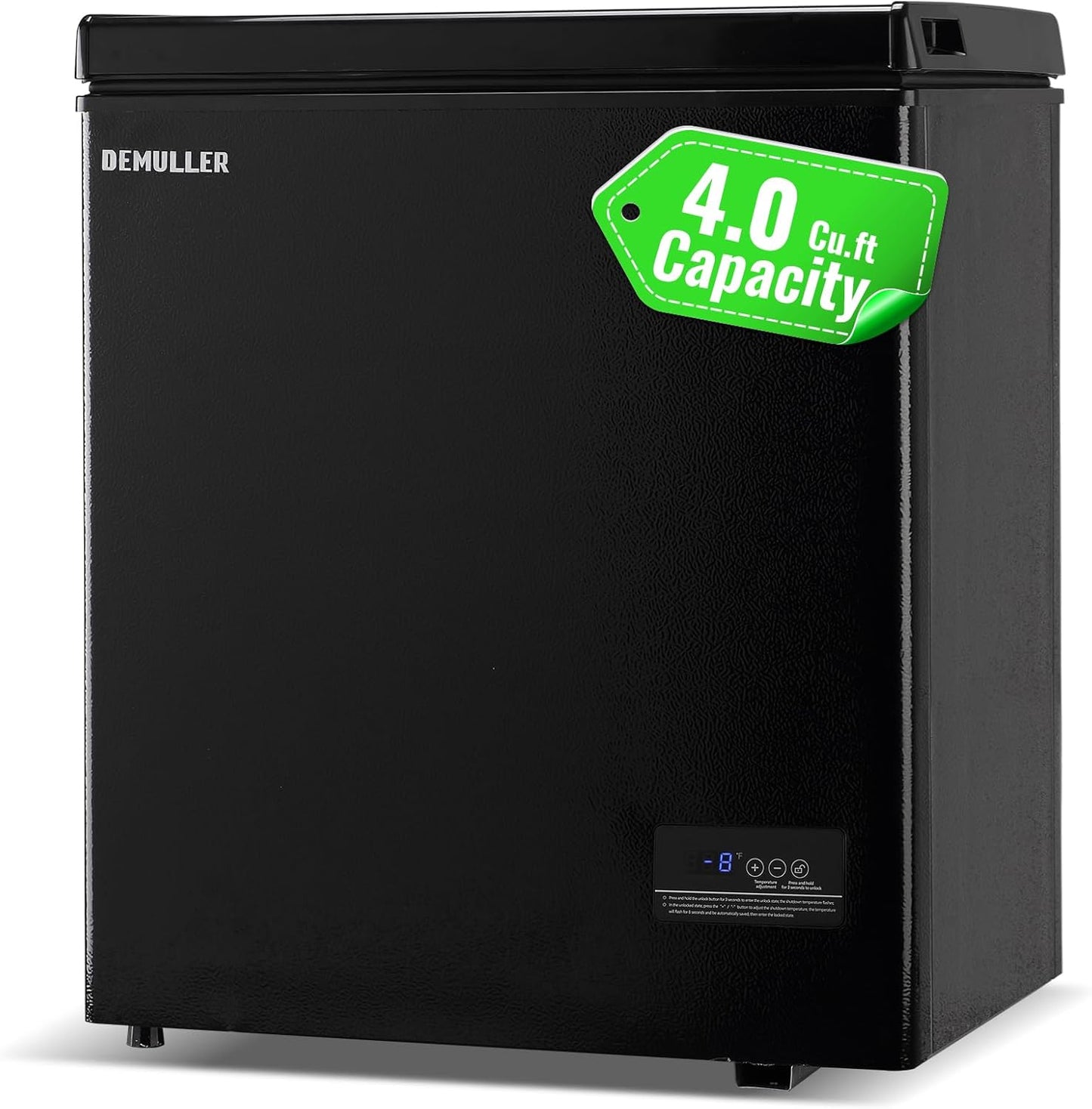 Chest Freezer with Electronic Panel for Efficient Deep Freezing