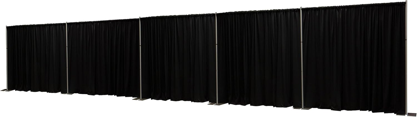 OnlineEEI8 Fixed Height Collapsible Pipe and Drape Backdrop Kit