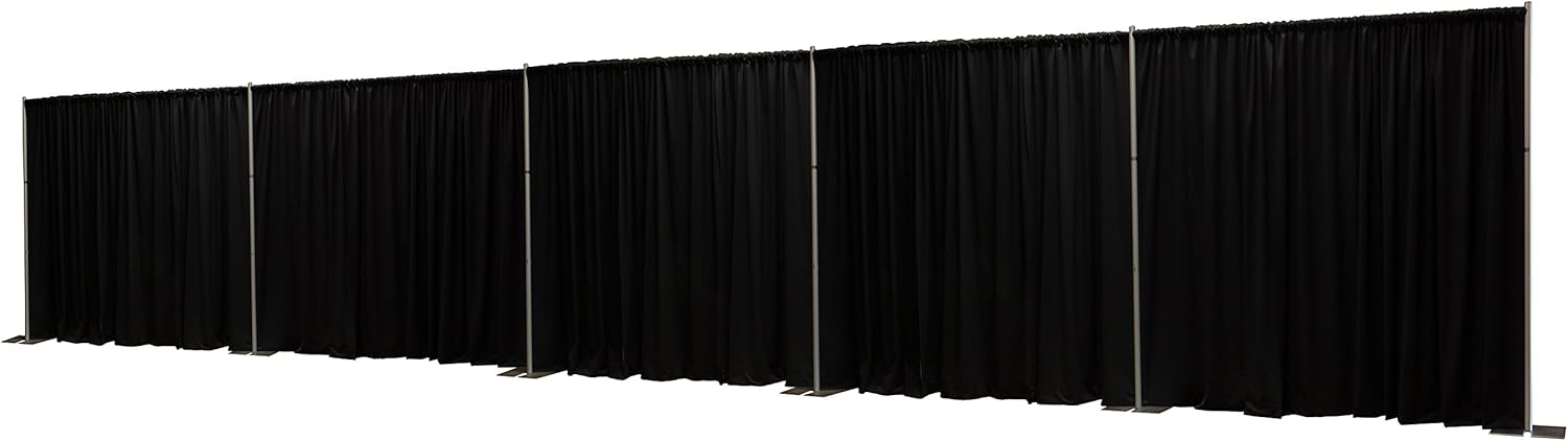 OnlineEEI8 Fixed Height Collapsible Pipe and Drape Backdrop Kit