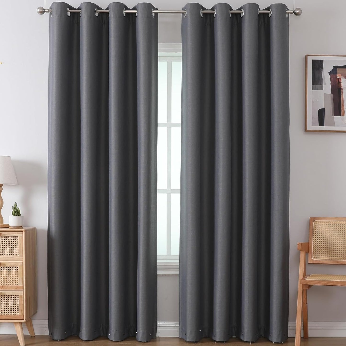 Complete Darkness Blackout Curtains for Bedroom