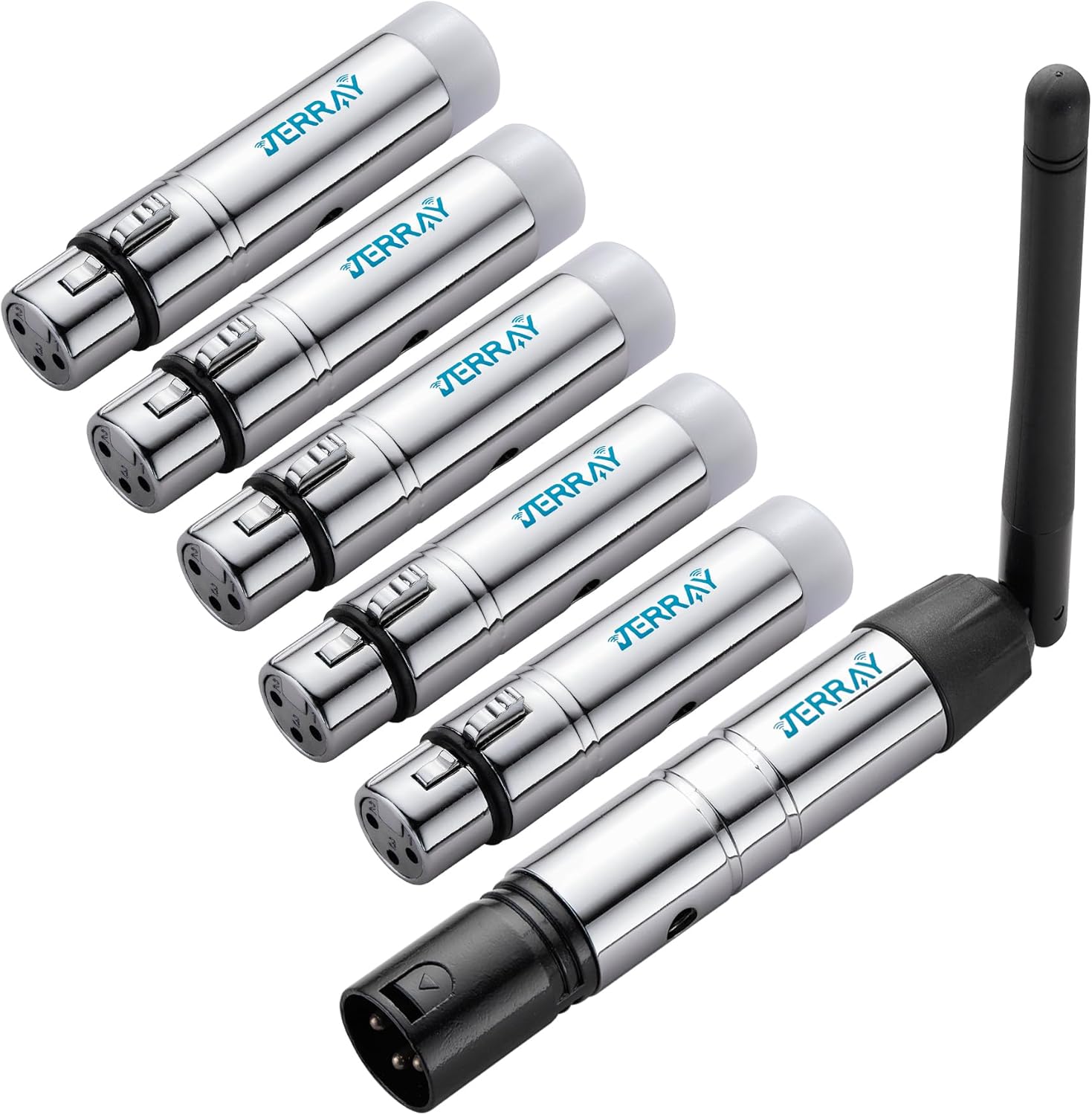 6Pcs Wireless DMX System for Stage Lighting and DJ Equipment