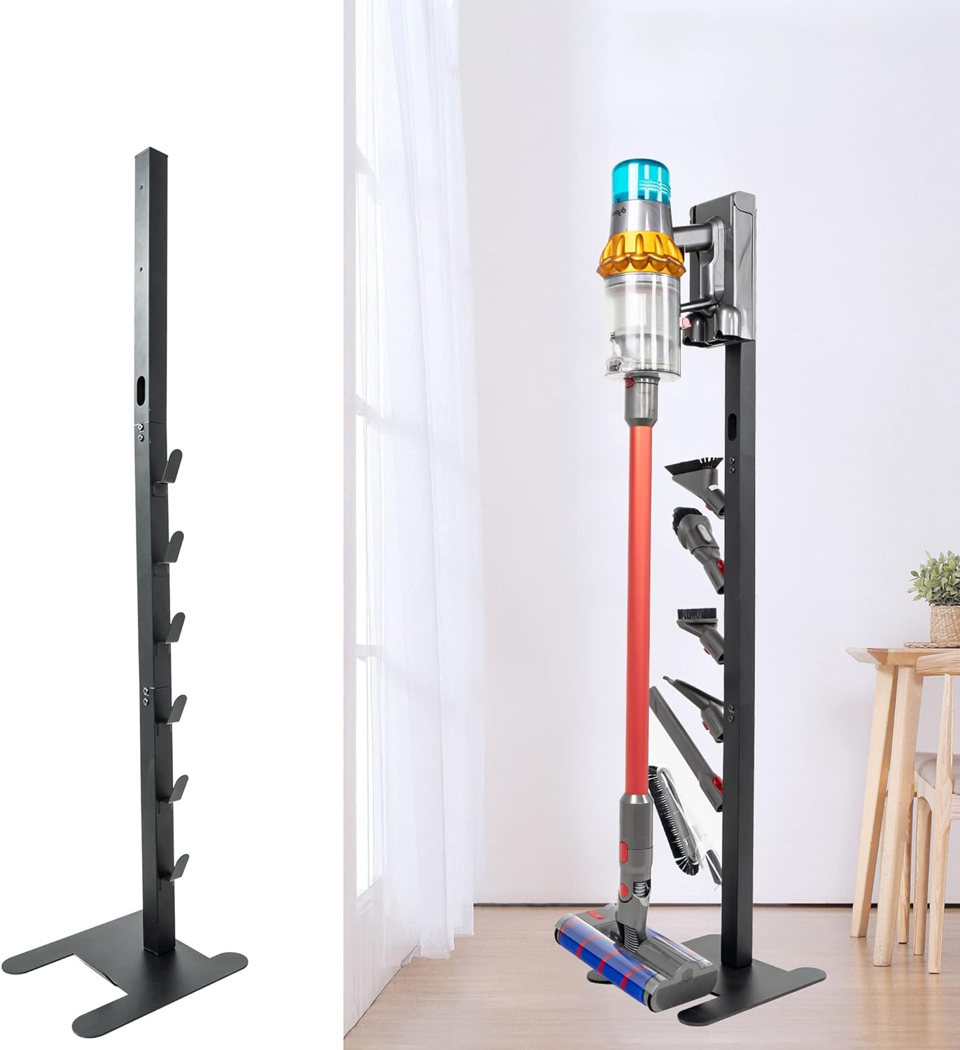Metal Dock Station for Dyson Vacuums - 6 Racks