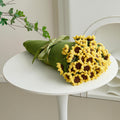 Crochet Flower Bouquet Throw Blanket - Convertible Rose Bouquet Throw