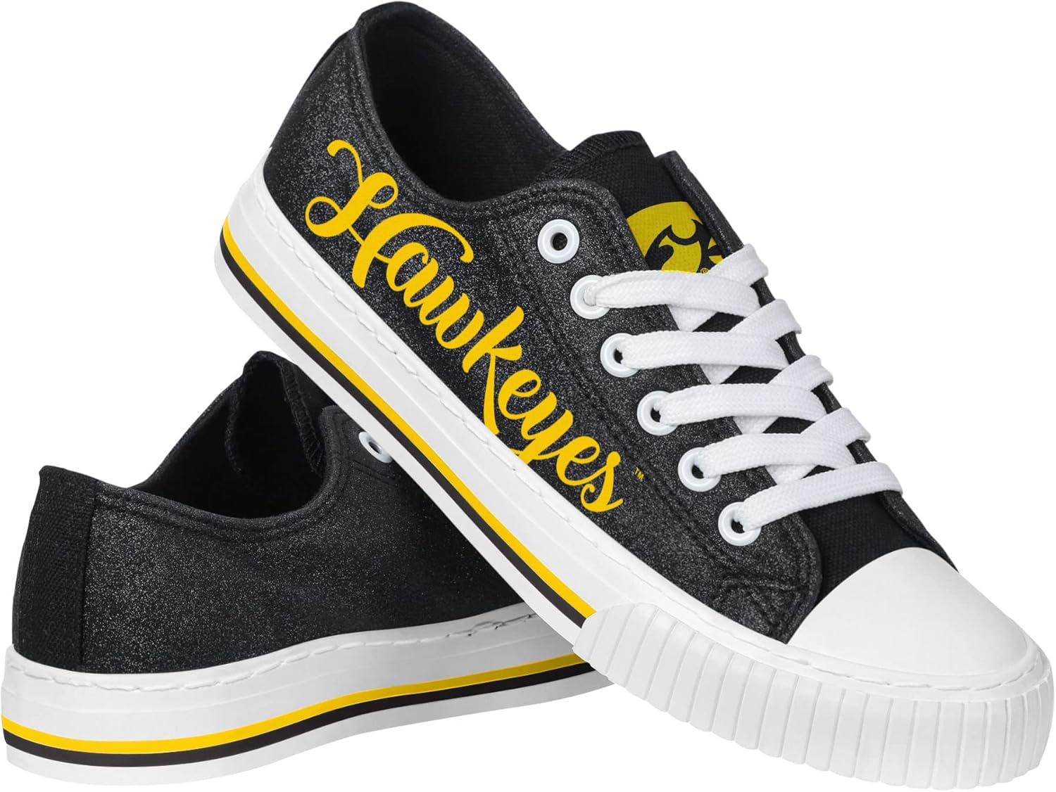 FOCO Women's NCAA College Team Logo Fashion Low Top Sneakers