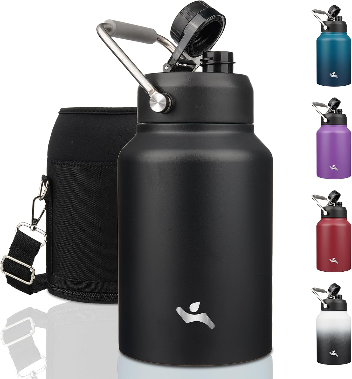 Half Gallon Jug with Handle for Hydration on the Go