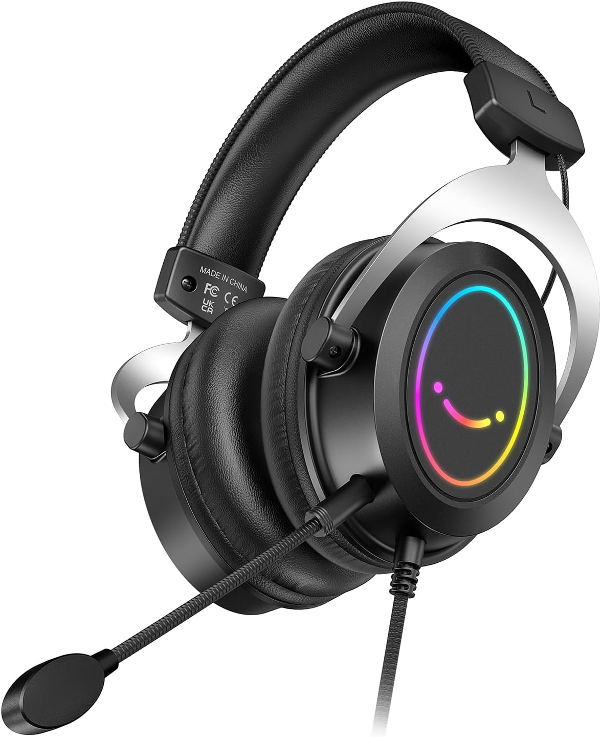 FIFINE RGB Gaming Headsets for PC PS4 PS5 Xbox Gamers
